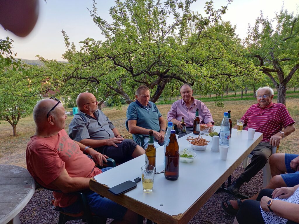 Treffen im Lehrgarten am 22. Aug. 2022